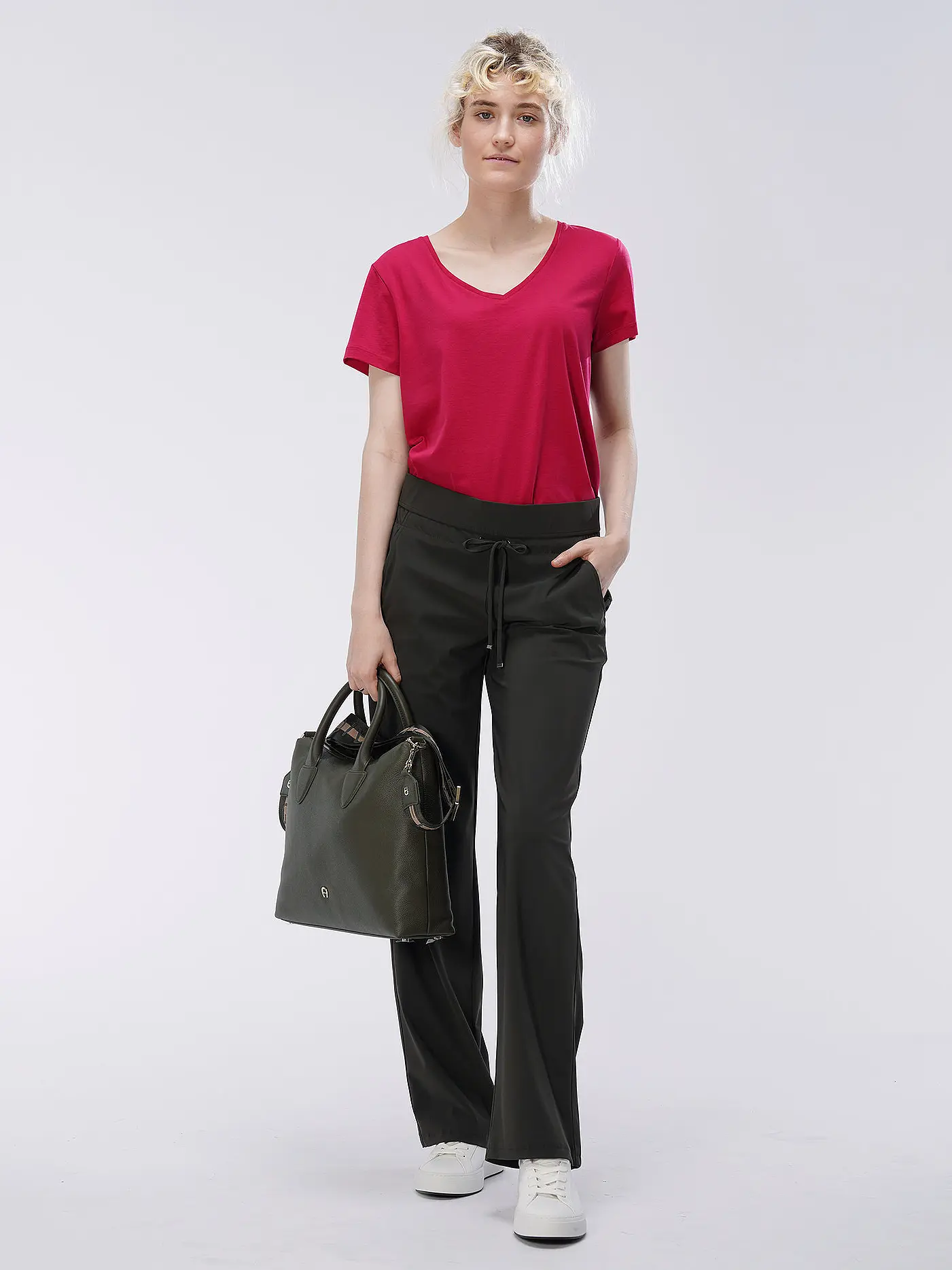 RAFFAELLO ROSSI | Marlenehose CANDICE | olive